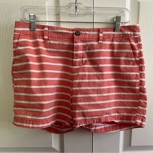 5 for $25! Old Navy Striped Pink Women's Shorts